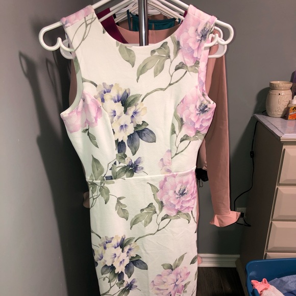Boohoo Midi Floral Dress - Picture 1 of 3